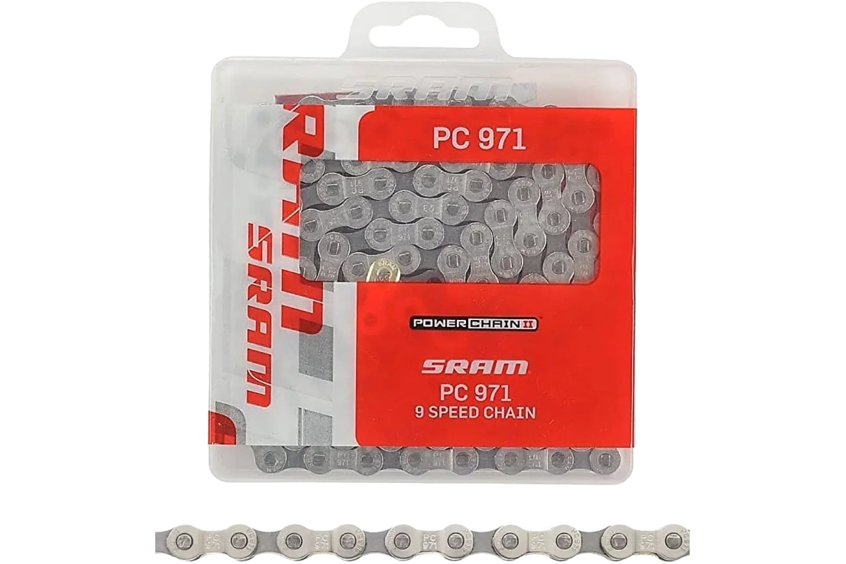 SRAM ketju PC-971 Step 2, chrome hardened 9 vaihdetta