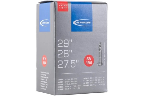Sisärengas 27,5"-29" x 1,6 - 2,4 Presta venttiili SCHWALBE SV19A (40-62x584-635) 40 mm