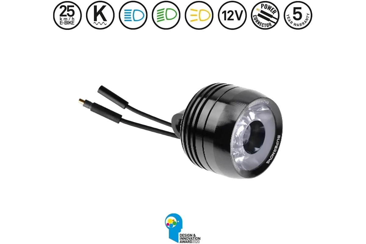 Supernova Mini 2 Pro Sähköpyörän etuvalo