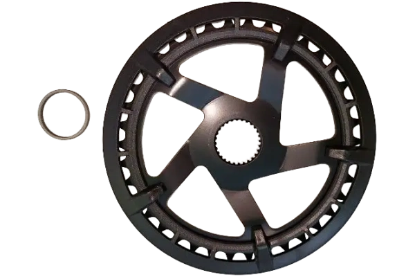 Yamaha Eturatas 38T – Yamaha PW-ST_TE, Sisältää ketjusuojan