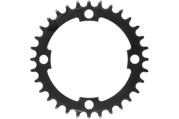 Eturatas Chainwheel E-bike, 34h, Narrow wide,BCD104, teräs, musta