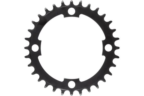 Eturatas Chainwheel E-bike, 38h, Narrow wide, BCD104, teräs, musta