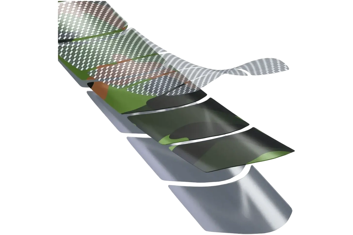 MUC-OFF Chain stay protector Chainstay Kit Color Camo