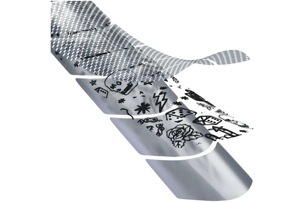 MUC-OFF Chain stay protector Chainstay Kit