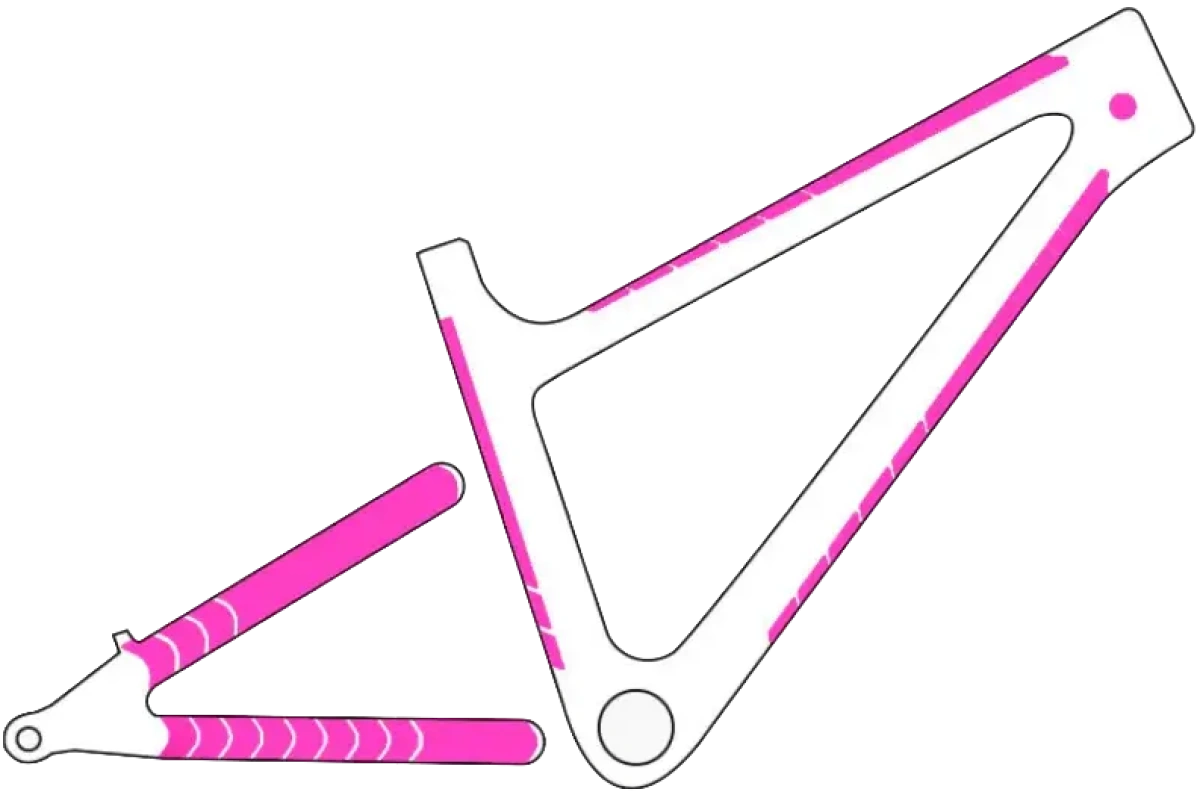 MUC-OFF Frame protector E-MTB kit
