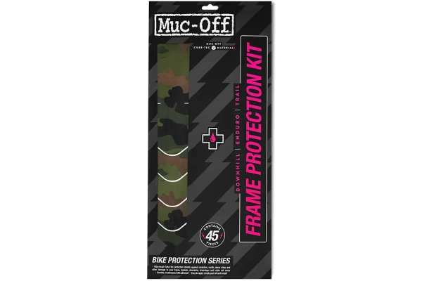 MUC-OFF Frame protector DH/ENDURO/TRAIL kit - Runkosuoja-setti - Color: Camo
