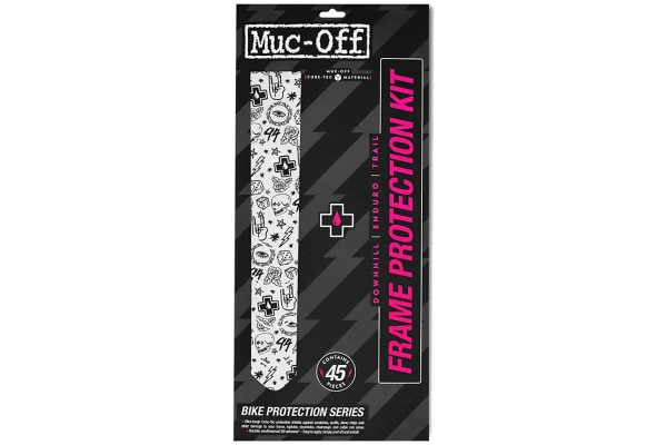 MUC-OFF Frame protector DH/ENDURO/TRAIL kit - Runkosuoja-setti - Color: Punk