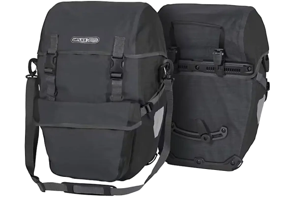 ORTLIEB BIKE-PACKER PLUS MUSTA SIVULAUKKU VESITIIVIS, PARI
