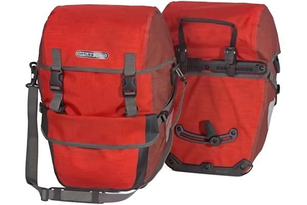 ORTLIEB BIKE-PACKER PLUS PUNAINEN SIVULAUKKU VESITIIVIS, PARI