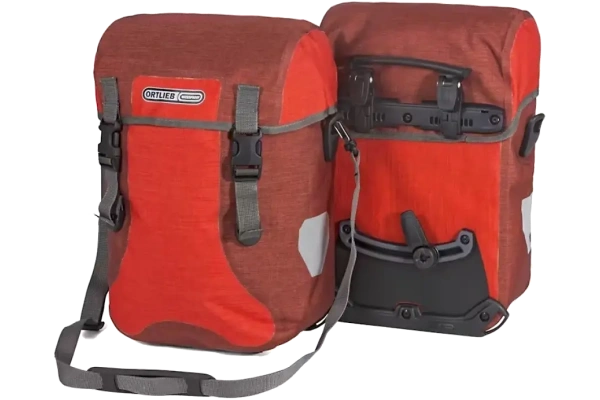 ORTLIEB SPORT-PACKER PLUS PUNAINEN SIVULAUKKU VESITIIVIS, PARI