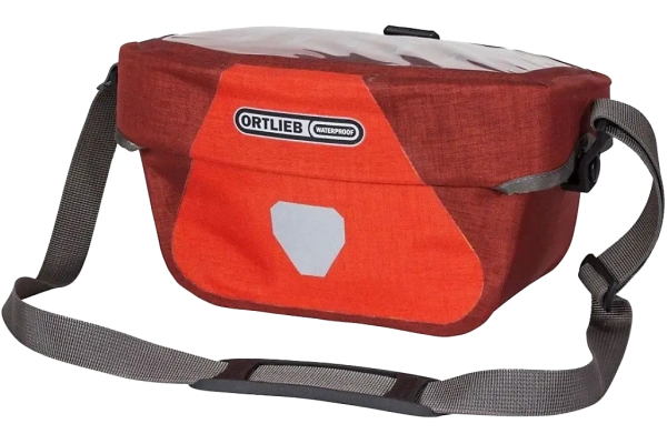 ORTLIEB ULTIMATE SIX PLUS OHJAUSTANGON LAUKKU 5L PUNAINEN
