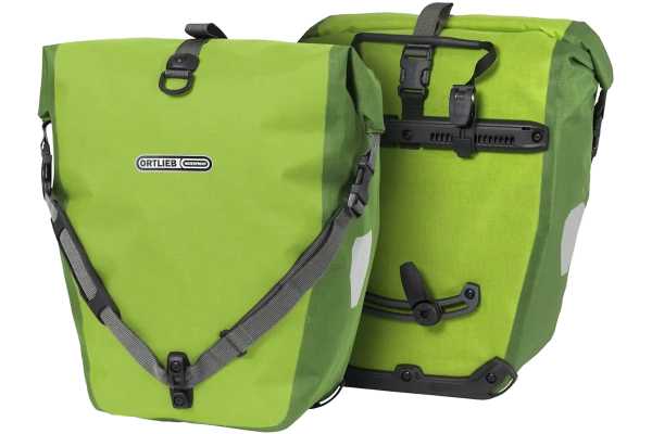 Ortlieb Back-Roller Plus Sähköpyörä laukku-pari vesitiivis (Vihreä) 40L