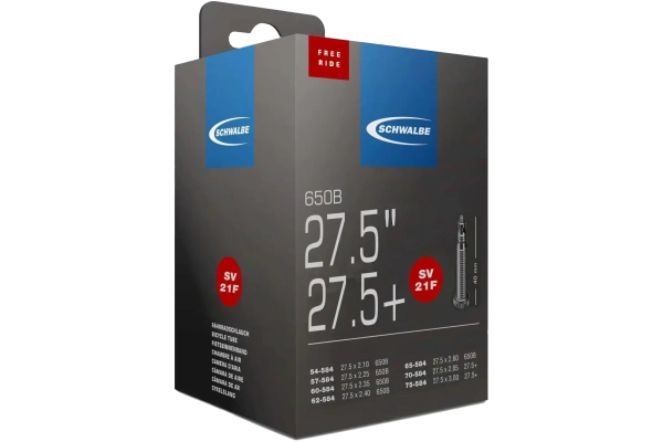SCHWALBE SISÄRENGAS AV21F TR4 FREERIDE 27,5 x 2,1 - 3,0 (54-75x584) Schrader 40 mm